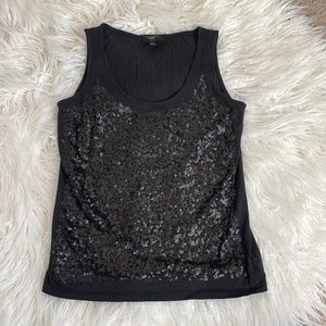Black sequined Talbots Tanks